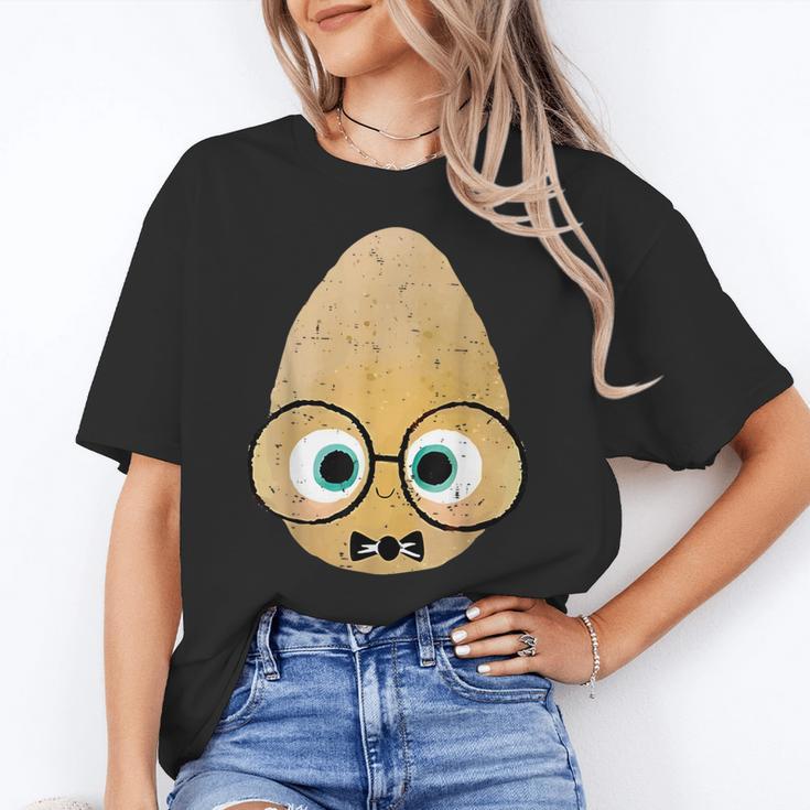 The Smart Seed Good Egg Teacher Halloween Costume Food Group Women's T-Shirt