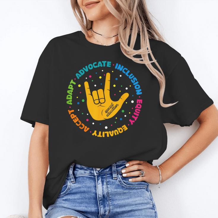 Special Education Teacher Inspirational SPED Teachers Autism Women's T-Shirt