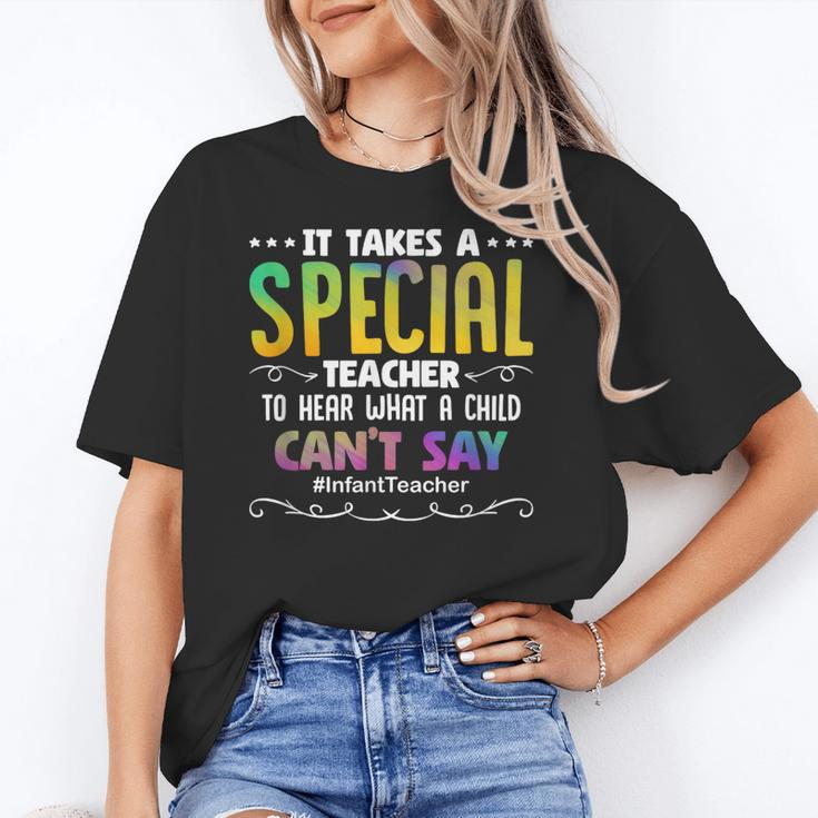Special Teacher Daycare School Childcare Infant Teacher Women's T-Shirt