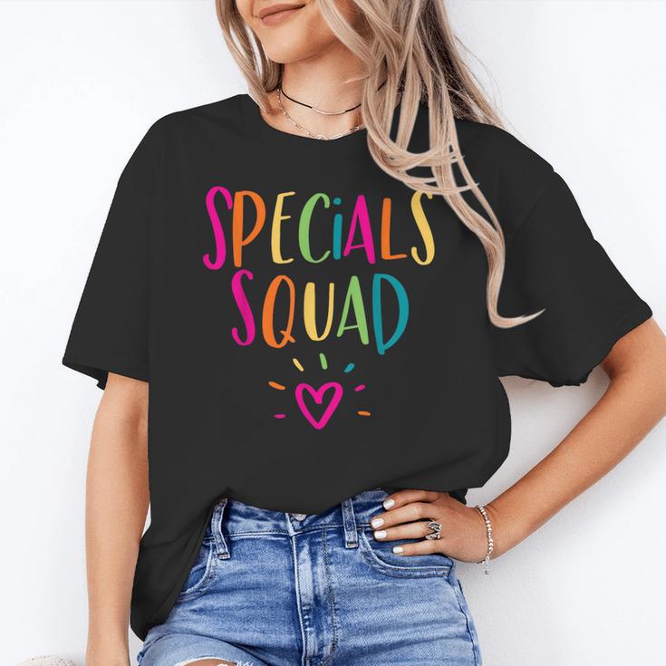 Specials Squad Art Music PE Tech Gym Teacher Team Women's T-Shirt