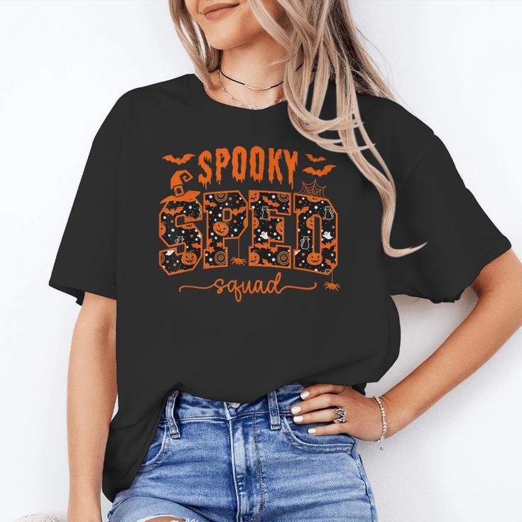 Sped Squad Team Special Education Teacher Halloween Women's T-Shirt