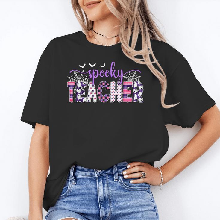 Spooky Teacher Halloween Costume Women Spooky Teacher Women's T-Shirt