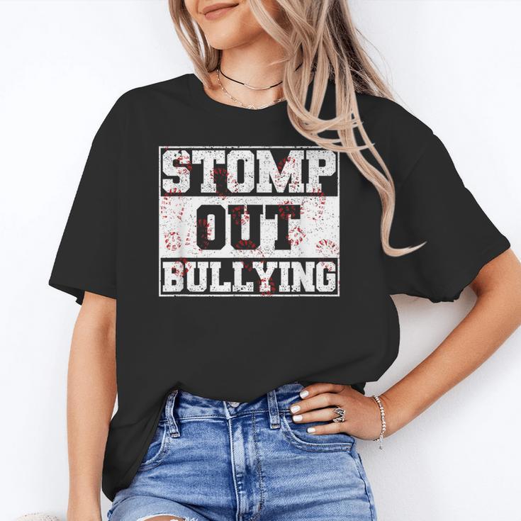 Stomp Out Bullying Back To School Education Teacher Women's T-Shirt