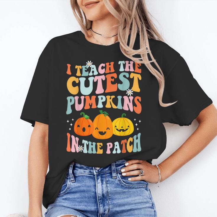 I Teach The Cutest Pumpkins In The Patch Teacher Women's T-Shirt