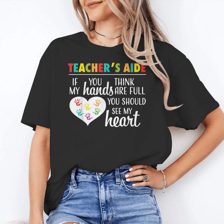 Teacher Aide Appreciation Cute Heart Tee For Women Women's T-Shirt