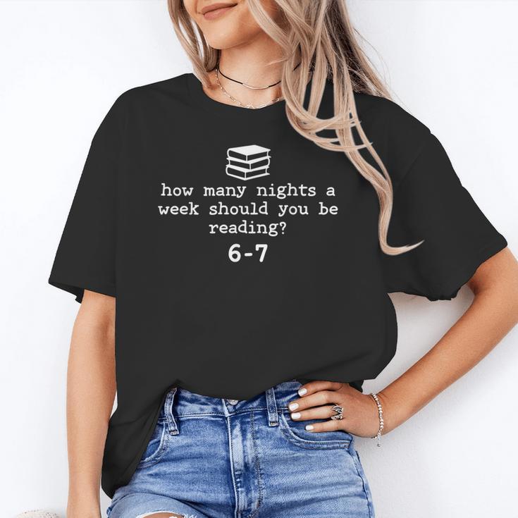 Teacher Haunted By 6-7 Halloween 6 7 Reading Book 67 Women's T-Shirt