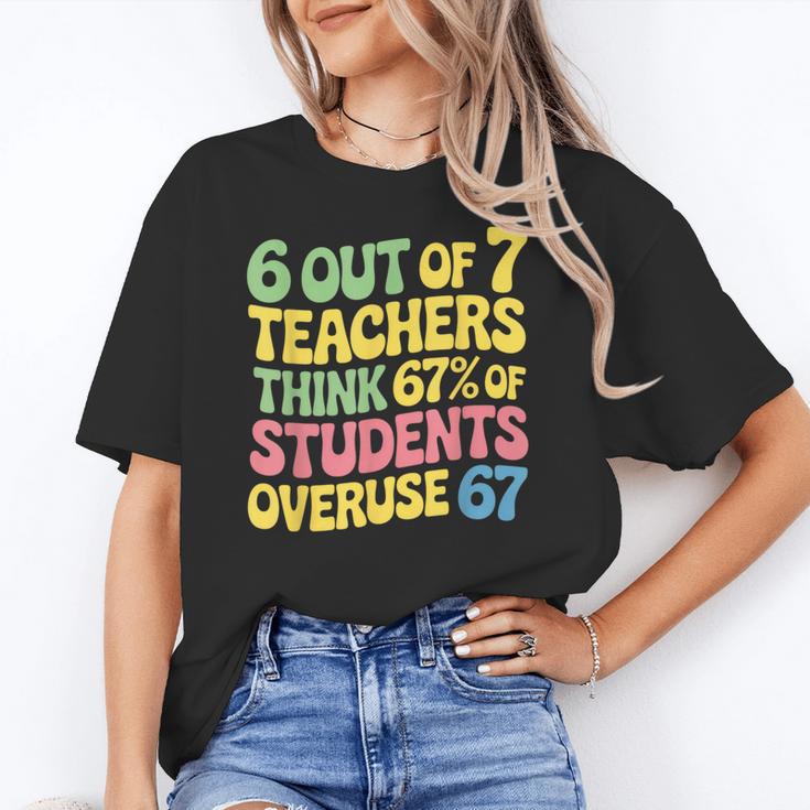 Teacher Overuse 67 Teacher Women's T-Shirt