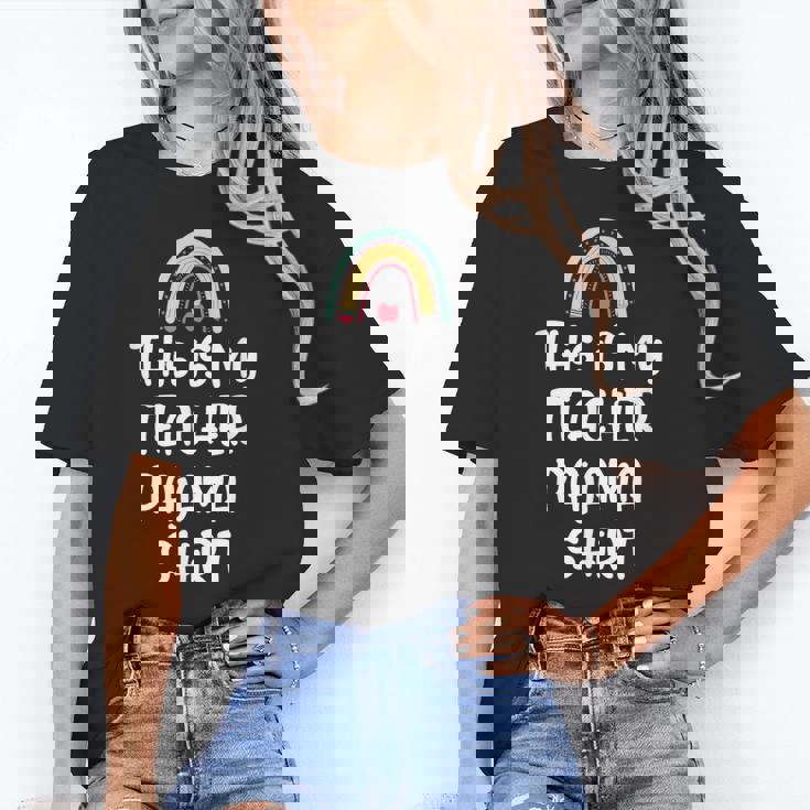 This Is My Teacher Pajama Shirt Teacher Life Tee Women&#x27;s T-Shirt, trending gift