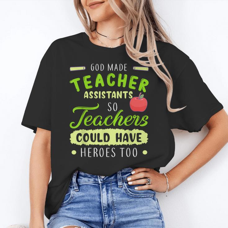 Teacher Teaching Assistant Aide Hero Women's T-Shirt