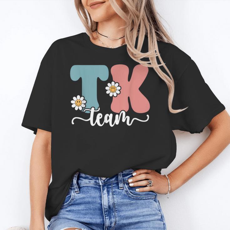 TK Team Back To School Teachers Students Team TK Women's T-Shirt