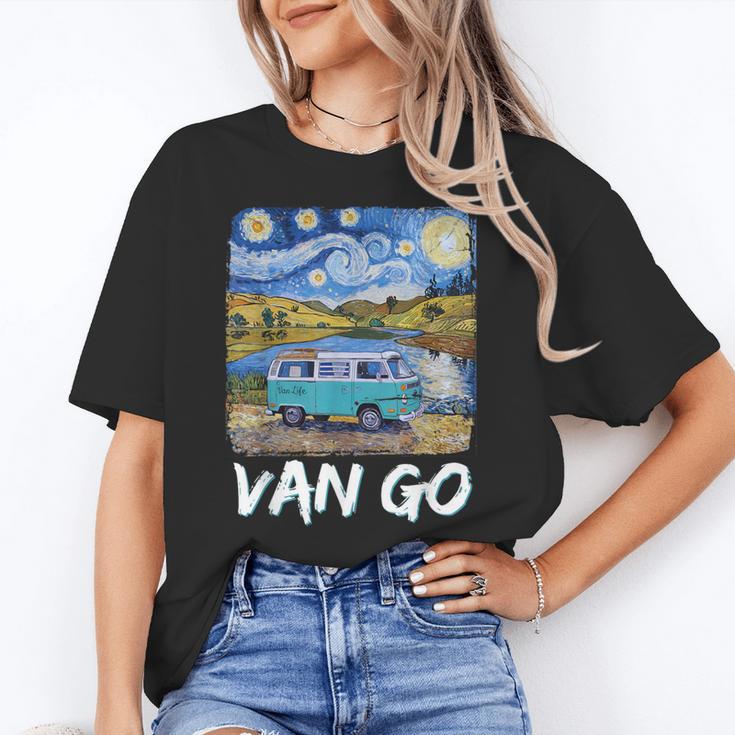 Van Go Retro Vanlife Art Teacher Women's T-Shirt