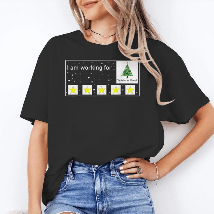 I Am Working For Christmas Break Special Education Teacher Women's T-Shirt