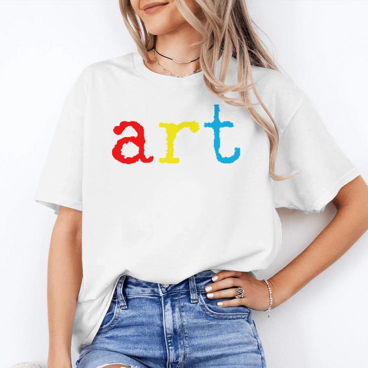 Art Teacher Artists Women's T-Shirt