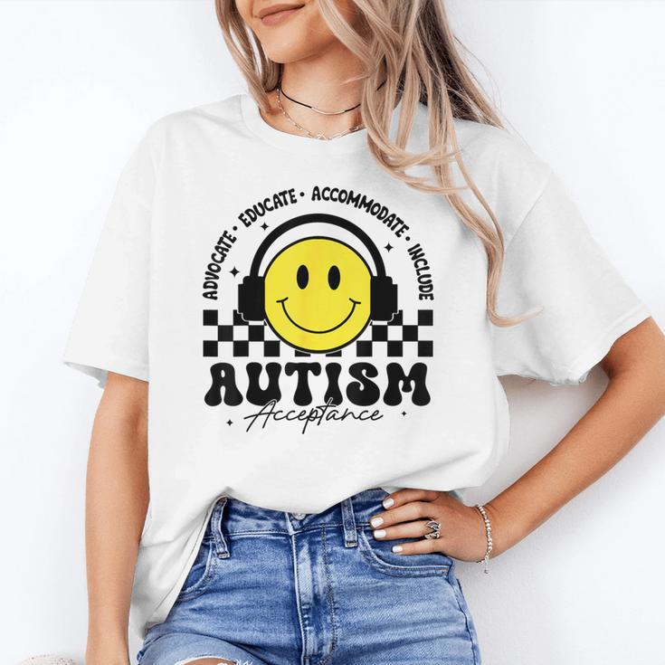 Autism Awareness Acceptance Special Education Teacher Kids Women's T-Shirt