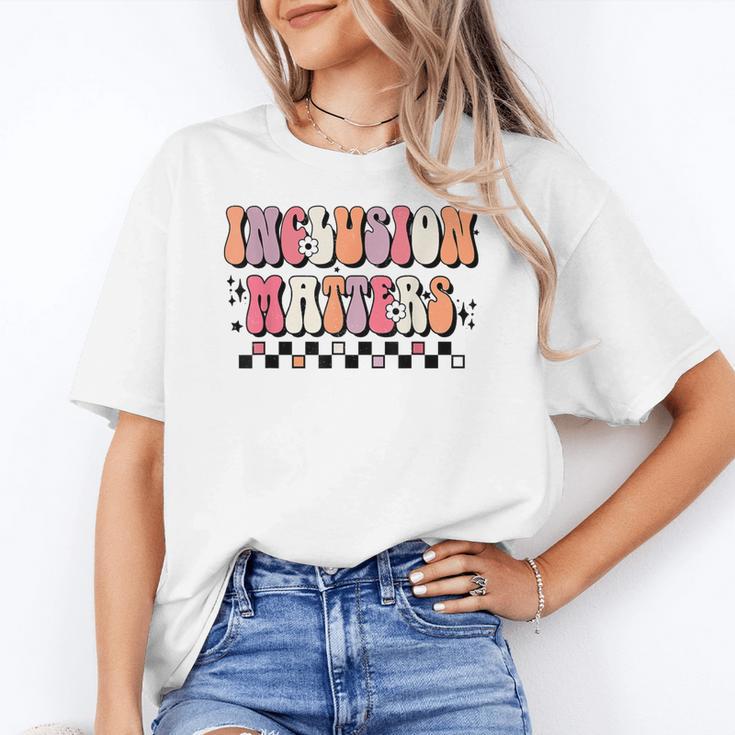 Boho Inclusion Matters Special Education SPED Teacher Women Women's T-Shirt