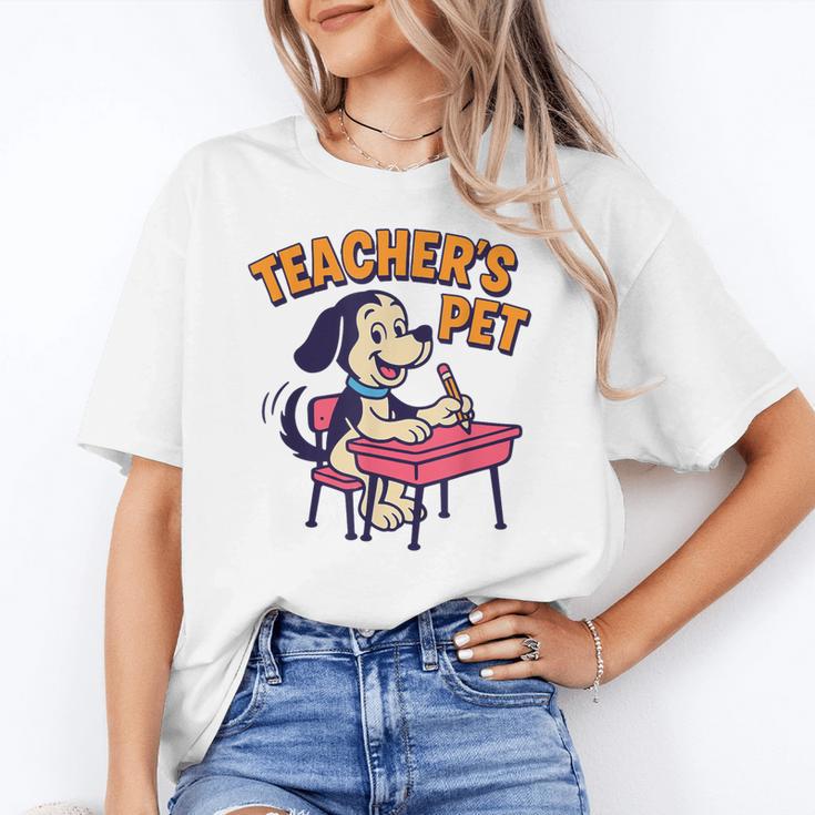 Cute Elementary School Student Dog Teacher's Pet Women's T-Shirt