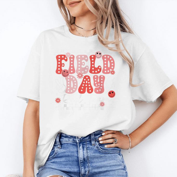 Field Day Red Team Outdoor Field Day Games For Kids Teacher Women's T-Shirt