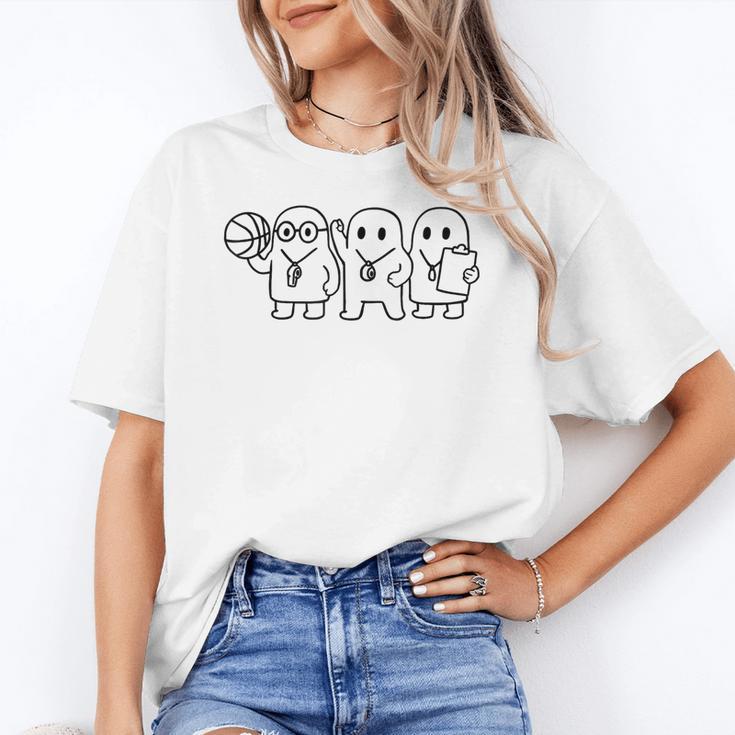 Ghost Costume Gym Physical Education Teacher PE Coach Women's T-Shirt