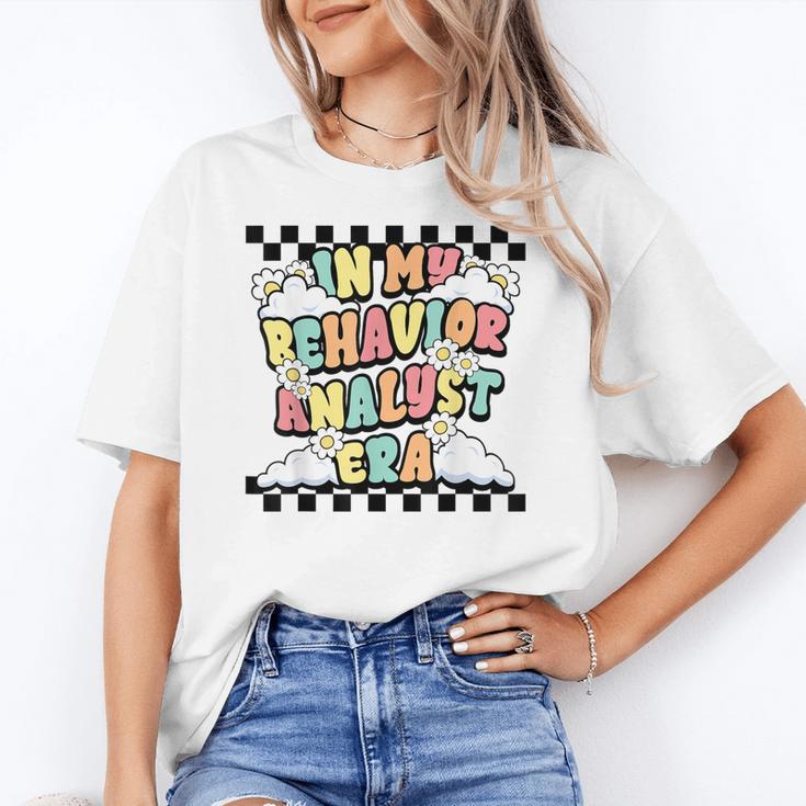 Groovy ABA RBT Therapist In My Behavior Analyst Era Teacher Women's T-Shirt