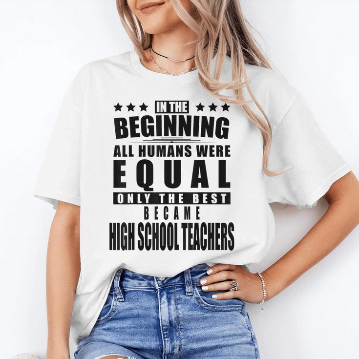 High School Teacher Personalized Women's T-Shirt