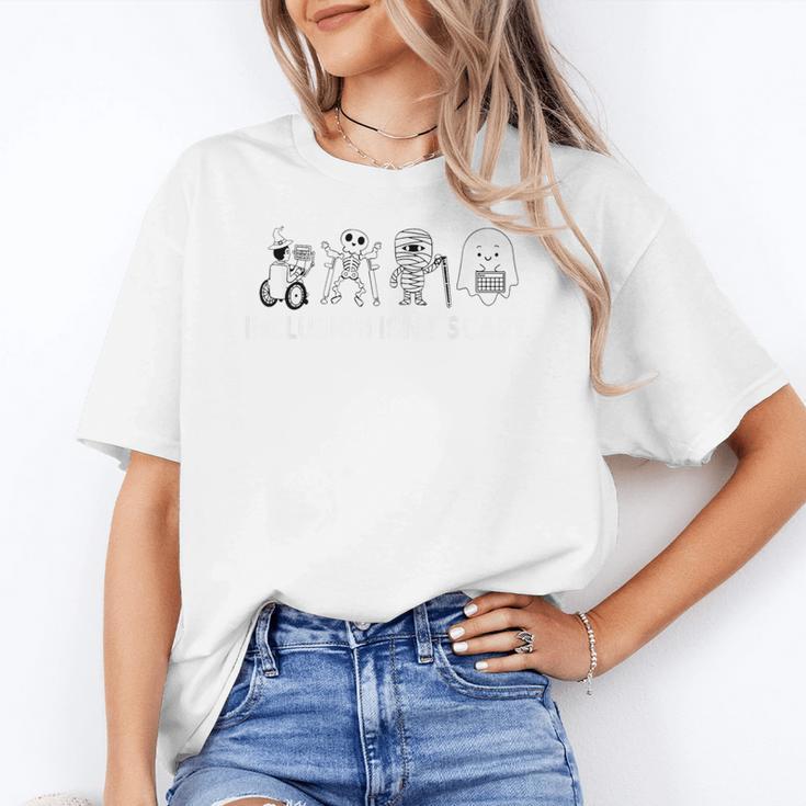 Inclusion Isn't Scary Halloween SLP Sped Teacher Unity Day Women's T-Shirt