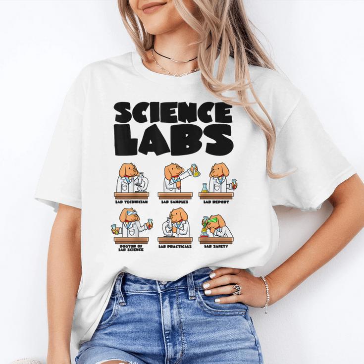 Labrador Retriever Science Labs Dog Lover Teacher Women's T-Shirt