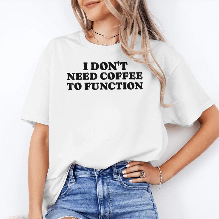 Lie Teacher Coffee Saying Humor School Women's Women's T-Shirt