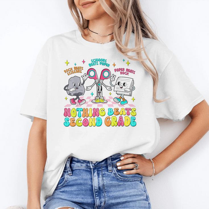 Nothing Beats 2nd Second Grade Back To School Teacher Kids Women's T-Shirt