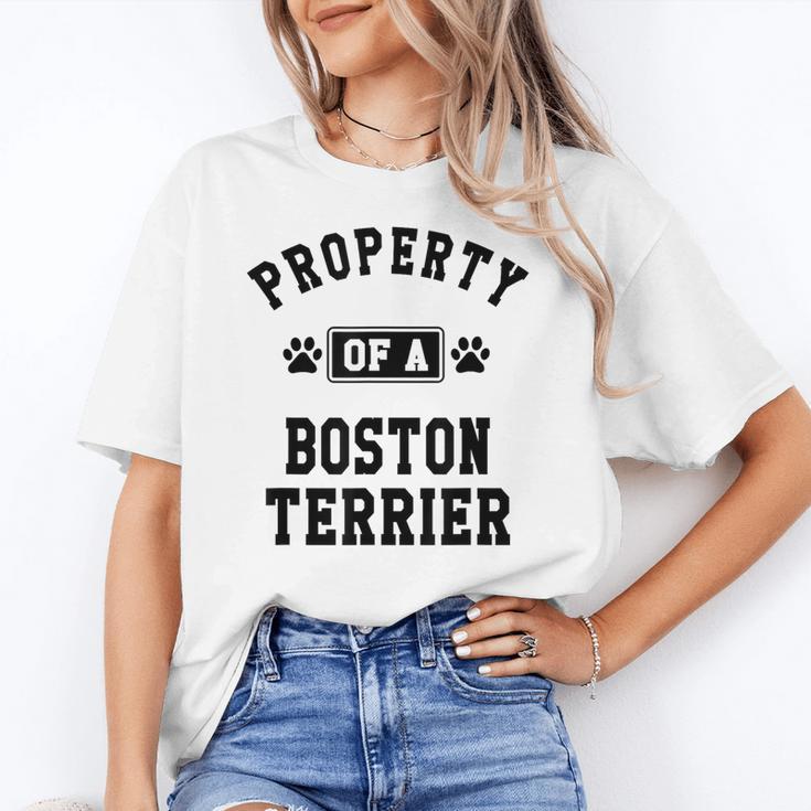 Property Of Boston Terrier Boston Terrier Shirt Women's T-Shirt