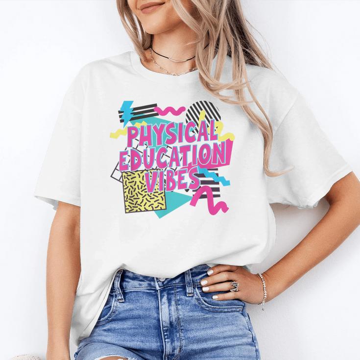 Retro Physical Education Vibes Gym Teacher Phys Ed Teacher Women's T-Shirt