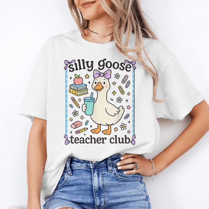 Silly Goose Teacher Club Silly Goose For Teacher Women's T-Shirt