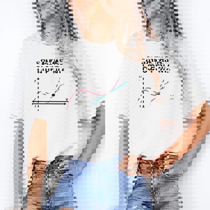 Sometimes I Go Off On a Tangent Math Teacher T Shirts Men Women Girls Kids Women&#x27;s T-Shirt