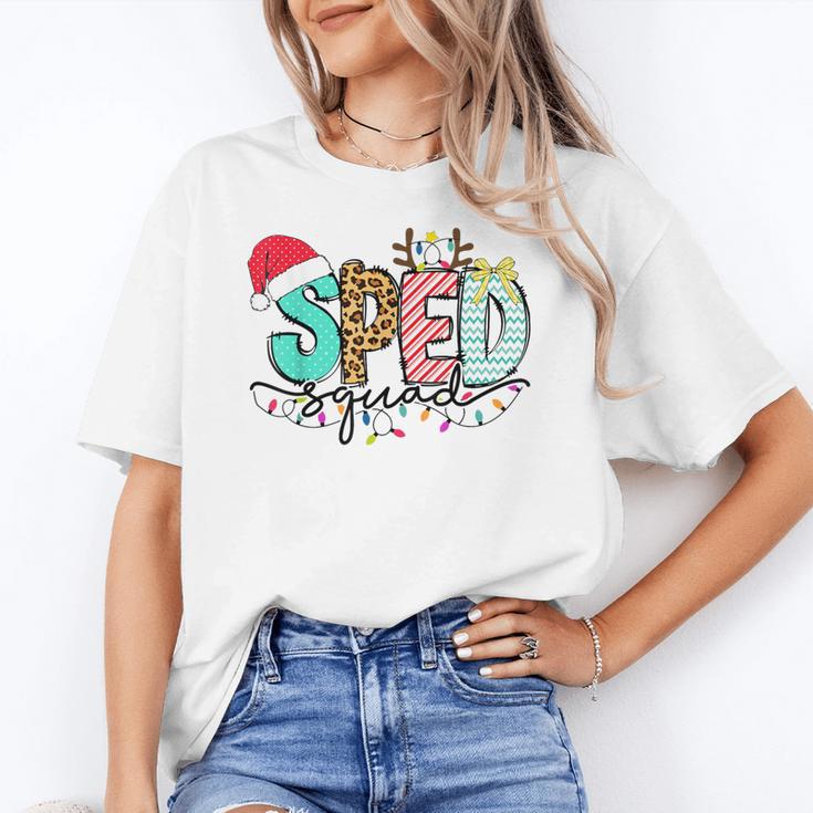 SPED Squad Special Education Teacher Autism Christmas Women Women's T-Shirt