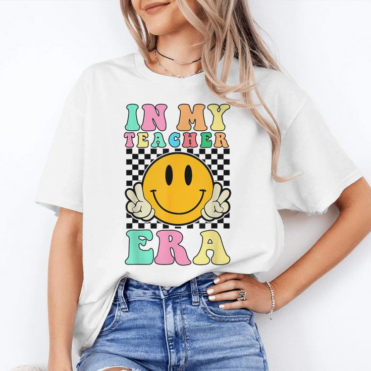 In My Teacher Era Retro Back To School Teacher Student Women's T-Shirt