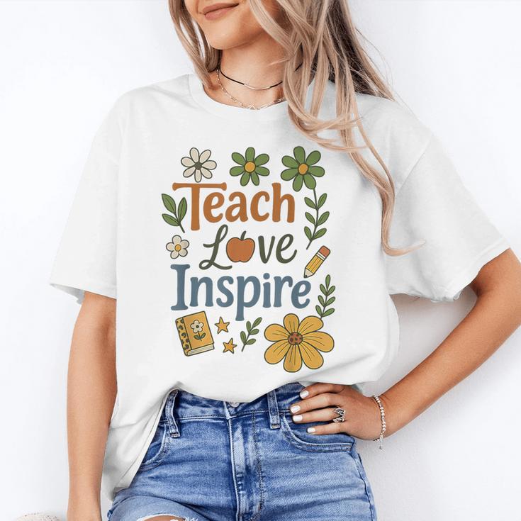 Teacher Inspire Love Women's T-Shirt