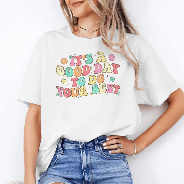 Teacher Testing Shirt It's A Good Day To Do Best Groovy Women's T-Shirt