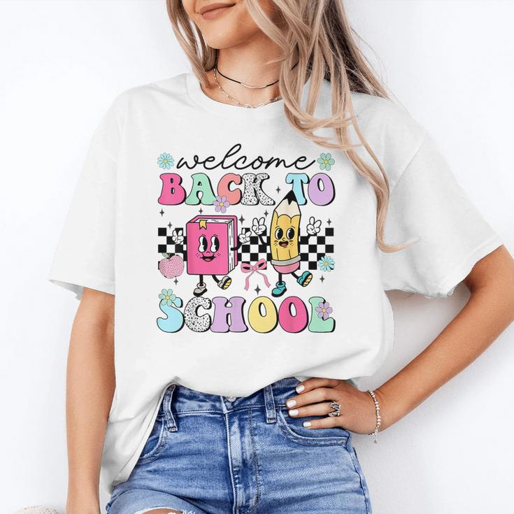 Welcome Back To School 2024 Teachers Students First Day Women's T-Shirt