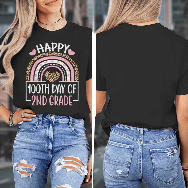 100th Day Of 2nd Grade 100 Days Of School Teacher Women's T-Shirt, 2nd Grade Teacher Gifts, funny design 100th Day Of 2nd Grade 100 Days Of School Teacher Women's T-Shirt, 2nd Grade Teacher Gifts, funny design