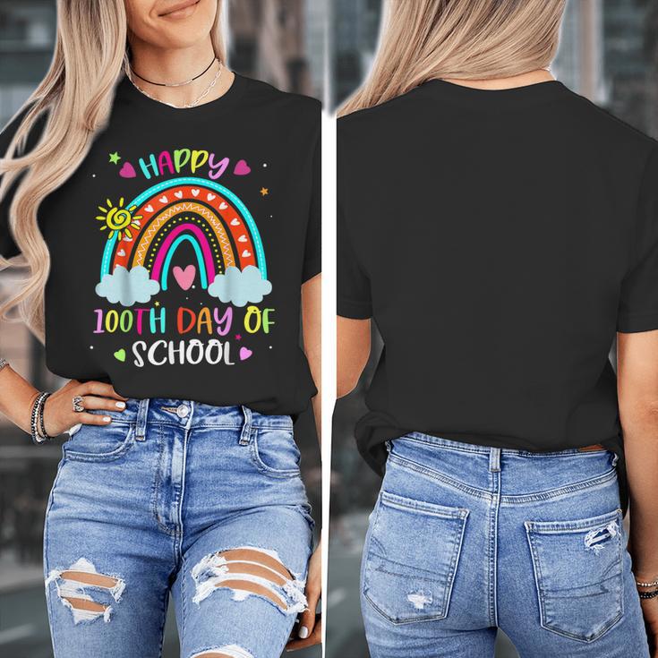 100th Day Of School Rainbow Happy 100 Days Smarter Teacher Women's T-Shirt, funny design 100th Day Of School Rainbow Happy 100 Days Smarter Teacher Women's T-Shirt, funny design