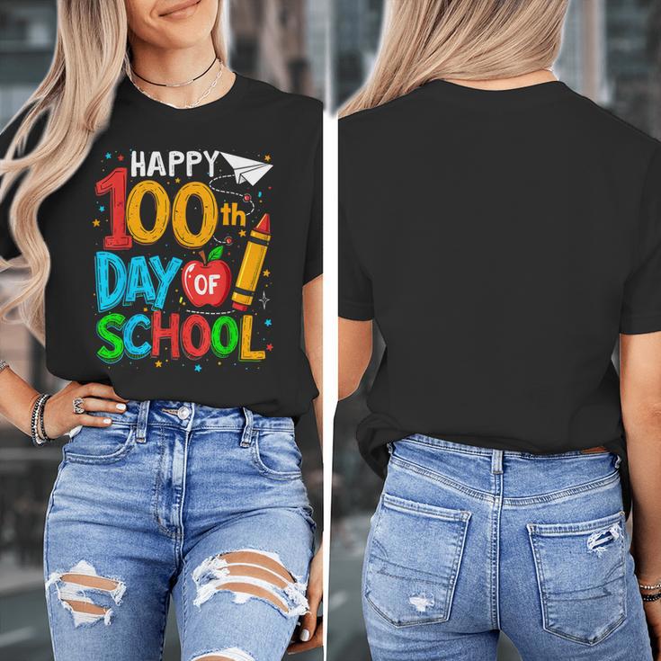100th Day Of School Teachers Kids Happy 100 Days Women's T-Shirt, funny design 100th Day Of School Teachers Kids Happy 100 Days Women's T-Shirt, funny design