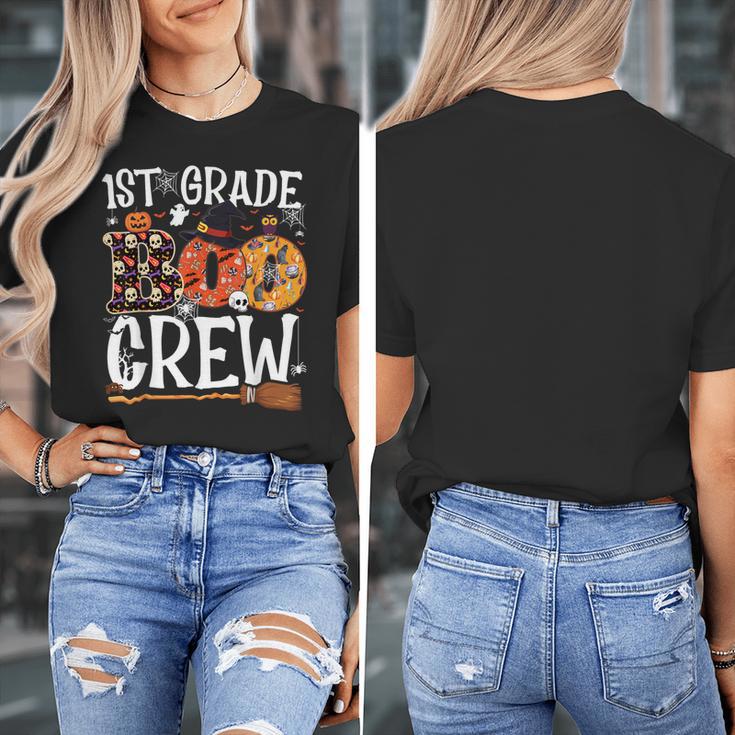 1st Grade Boo Crew Cute Ghost Halloween Teacher Kids Women's T-Shirt, funny design 1st Grade Boo Crew Cute Ghost Halloween Teacher Kids Women's T-Shirt, funny design