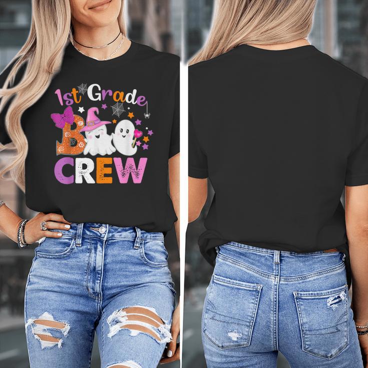 1st Grade Boo Crew First Grade Halloween Costume Teacher Kid Women's T-Shirt, First Grade Teacher Gifts, funny design 1st Grade Boo Crew First Grade Halloween Costume Teacher Kid Women's T-Shirt, First Grade Teacher Gifts, funny design