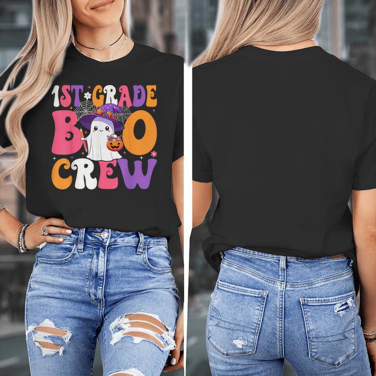 1st Grade Boo Crew Halloween First Grade Halloween Teacher Women's T-Shirt, First Grade Teacher Gifts, funny design 1st Grade Boo Crew Halloween First Grade Halloween Teacher Women's T-Shirt, First Grade Teacher Gifts, funny design
