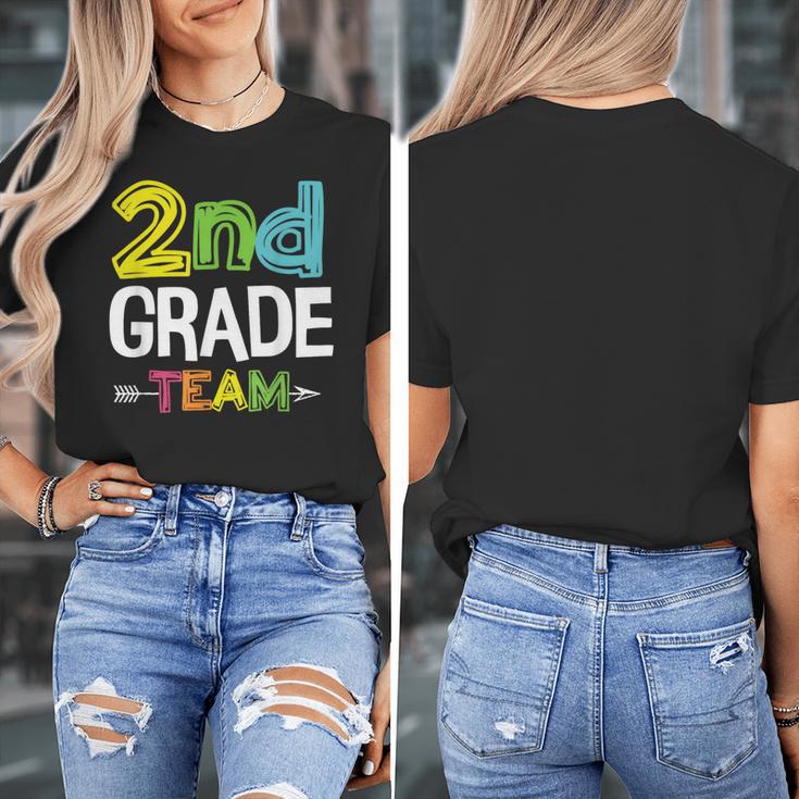 2nd Grade Team T-Shirt 2nd Grade Squad Teacher Women's T-Shirt, 2nd Grade Teacher Gifts, funny design