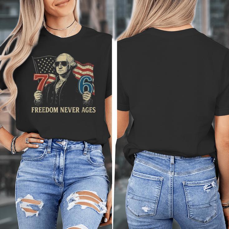 6-7 7-6 George Washington Freedom For Teachers Women's T-Shirt, funny design 6-7 7-6 George Washington Freedom For Teachers Women's T-Shirt, funny design