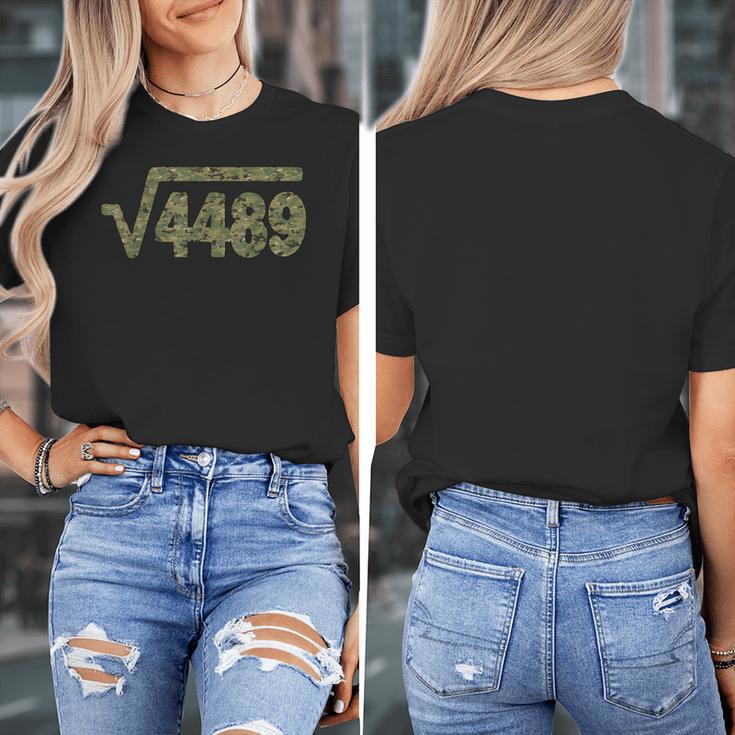 6 7 Army Pattern Meme Square Root 4489 Slang Math Teacher Women's T-Shirt, funny design 6 7 Army Pattern Meme Square Root 4489 Slang Math Teacher Women's T-Shirt, funny design