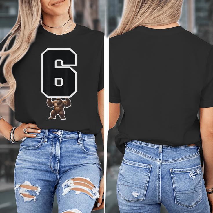 6 7 Matching Teachers Halloween Costume Gorilla Women's T-Shirt, funny design 6 7 Matching Teachers Halloween Costume Gorilla Women's T-Shirt, funny design