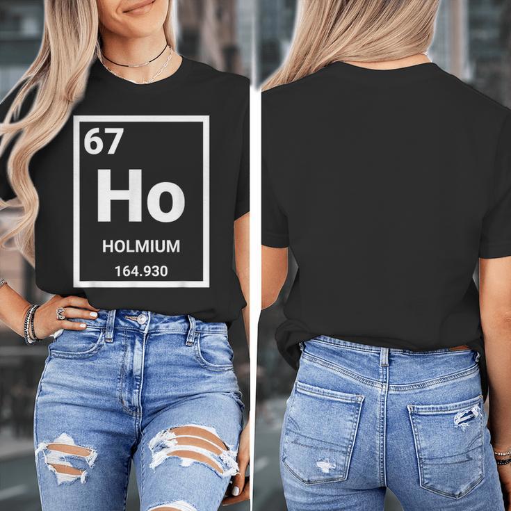 6 7 Meme Science Teacher Chemistry Holmium Women's T-Shirt, Science Teacher Gifts, funny design