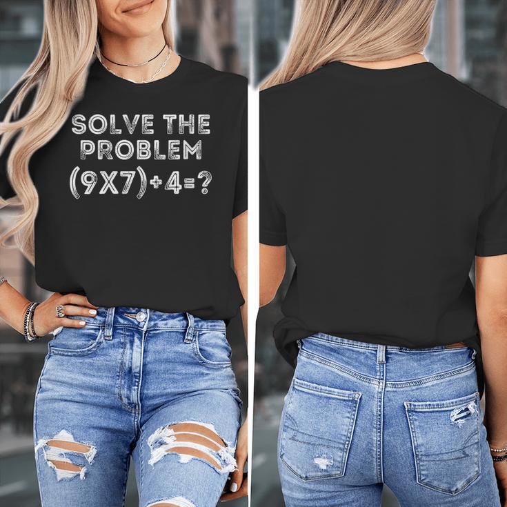 67 Meme PEMDAS Math Teacher Student Brainrot Joke Women's T-Shirt, funny design