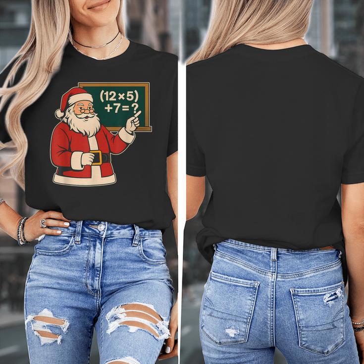 67 Teacher Christmas Santa Six Seven Meme Brainrot Math Joke Women's T-Shirt, funny design 67 Teacher Christmas Santa Six Seven Meme Brainrot Math Joke Women's T-Shirt, funny design